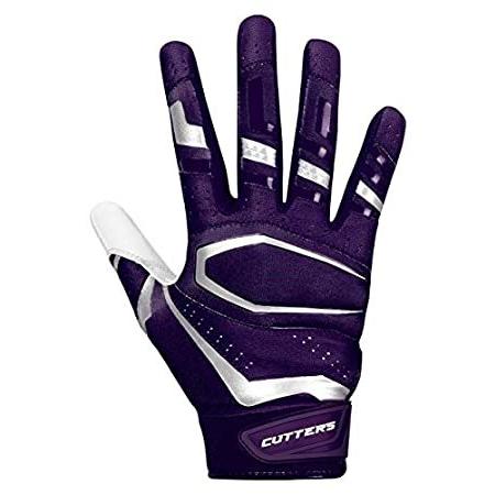 【公式】 Cutters Gloves お洒落 Purple White Small