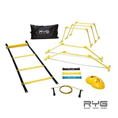 2021特集 Your Raise Game Exp Hurdles, Cones, Ladder, Set- Training Agility Speed RYG 手袋