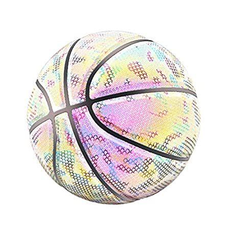 日本製 Lioobo Holographic Basketball Glowing Reflective Basketbal Gifts Toys F 注目ブランド Www Ladislexia Net