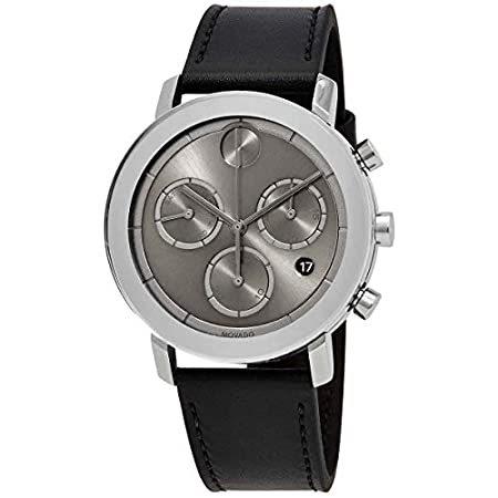 人気TOP Movado Bold Evolution Chronograph Quartz Grey Dial Men's Watch 3600681 腕時計