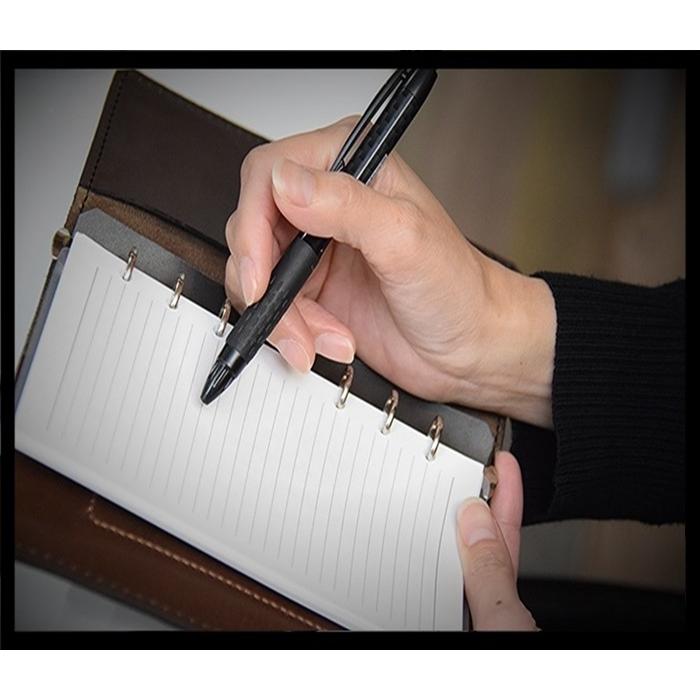 システム手帳 本革 バイブル 栃木レザー オリジナル ハンドメイド シンプル 格子柄_4