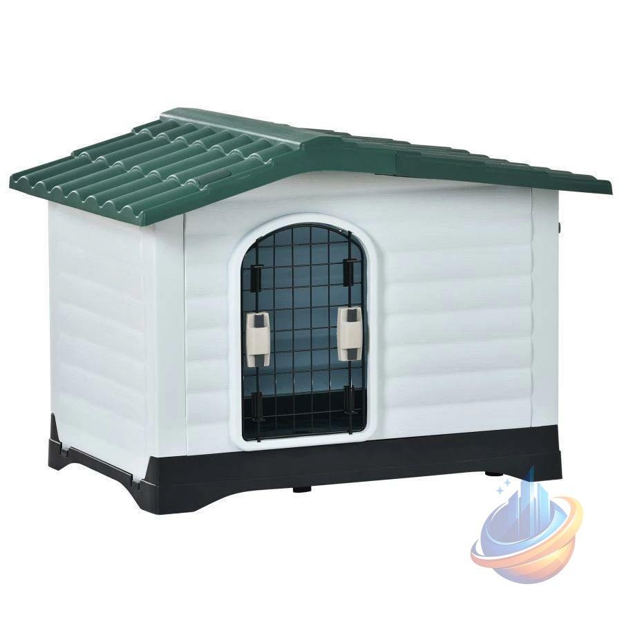 ペットケージ ペットゲージ ペットハウス 犬小屋 室内犬 犬舎 防風 防雨ゾンチープラスチック製 ドッグハウス 換気 さびない 組立簡単 洗えるド 四季通