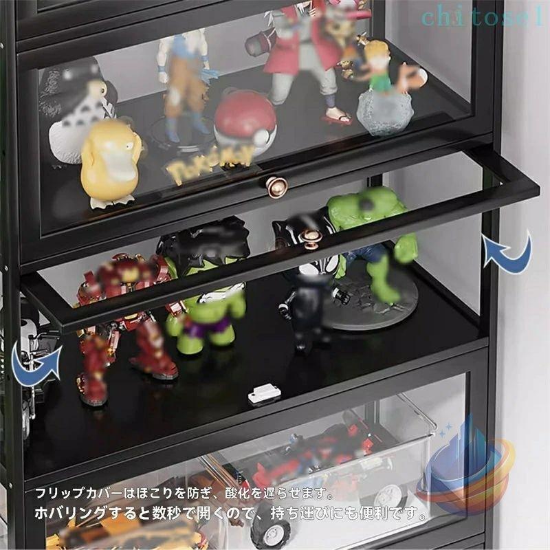 フィギュアケース コレクションケース 四面透明 竹枠+アクリルゾンチーポイント3倍!12月限定!店舗の人気商品! アクリル製ディスプレイキャビネット