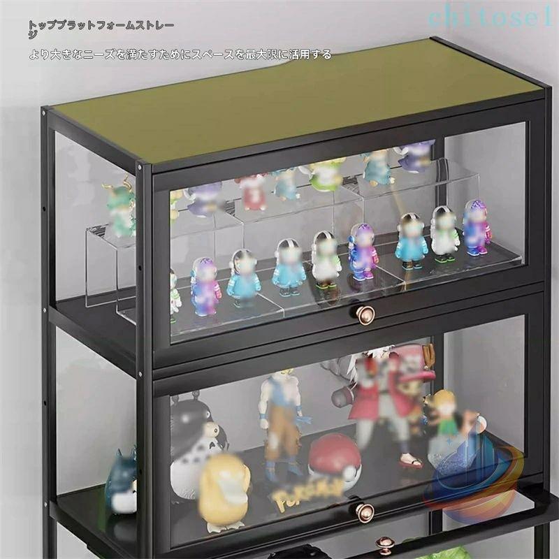フィギュアケース コレクションケース 四面透明 竹枠+アクリルゾンチーポイント3倍!12月限定!店舗の人気商品! アクリル製ディスプレイキャビネット