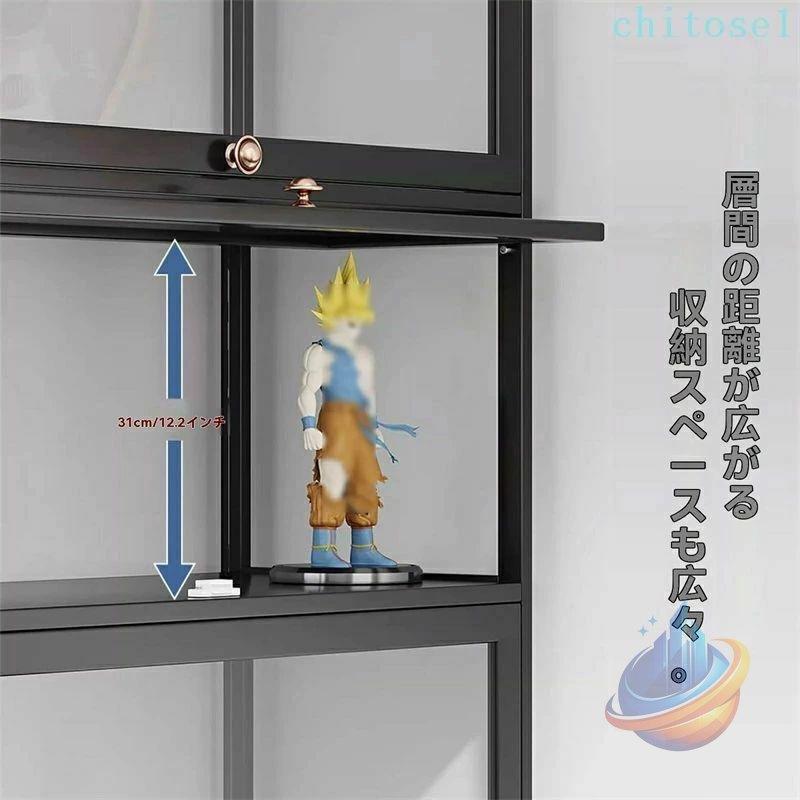 フィギュアケース コレクションケース 四面透明 竹枠+アクリルゾンチーポイント3倍!12月限定!店舗の人気商品! アクリル製ディスプレイキャビネット