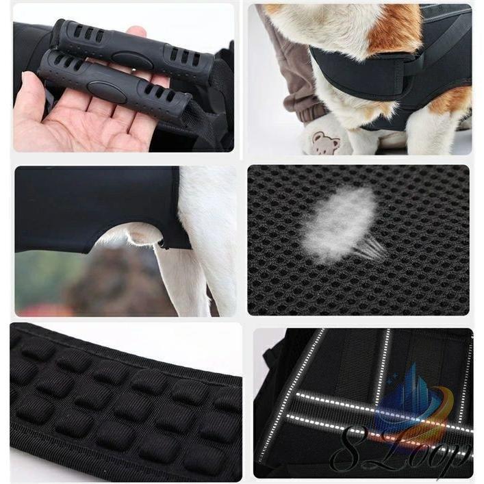 リュック バッグ 犬用 犬ベストハーネス 老犬 中?高齢犬 高齢犬用 犬 500 円クーポンゾンチー多機能 ハーネス ドライブベストハーネス ペット用 介護用品 介護_6