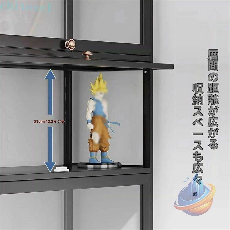 ネット ケース ポイント 3 倍!12 月限定!店舗の人気商品! アクリル製ディスプレイキャビゾンチー四面透明 竹枠 アクリル 気密性と防塵性 フィギュア
