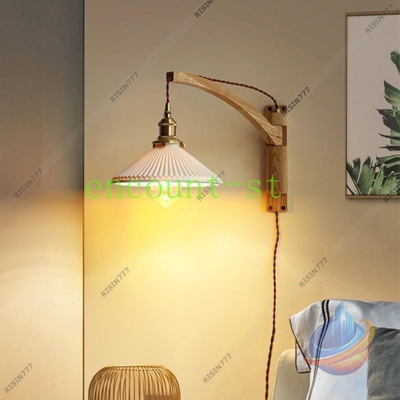 led ブラケットライト 北欧 洗面所 おしゃれ 階段 室内 木製 照明器具 インテリアゾンチー和風 部屋 リビング 玄関 レトロ 壁掛けライト ウォールランプ 北欧風_3