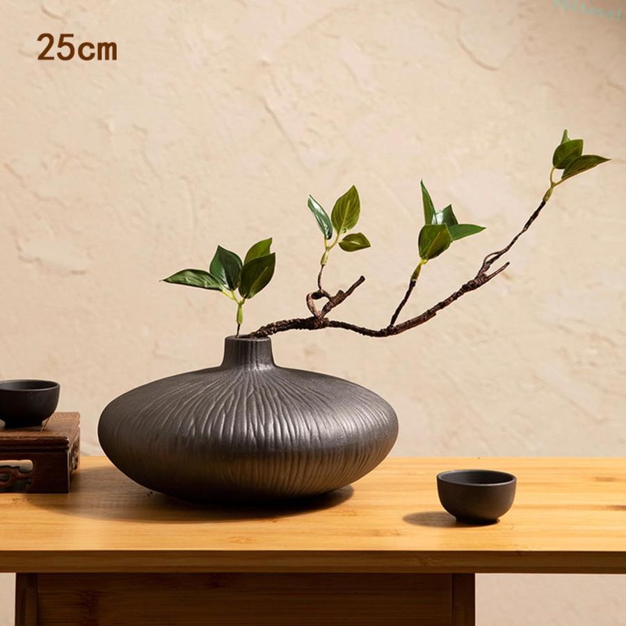 造花 フェイクグリーン 和風 インテリア ミニ盆栽 茶室 玄関 花瓶挿し 禅テイストゾンチー新古典スタイル 人工観葉植物 和モダン アンティーク 花瓶 カラー2