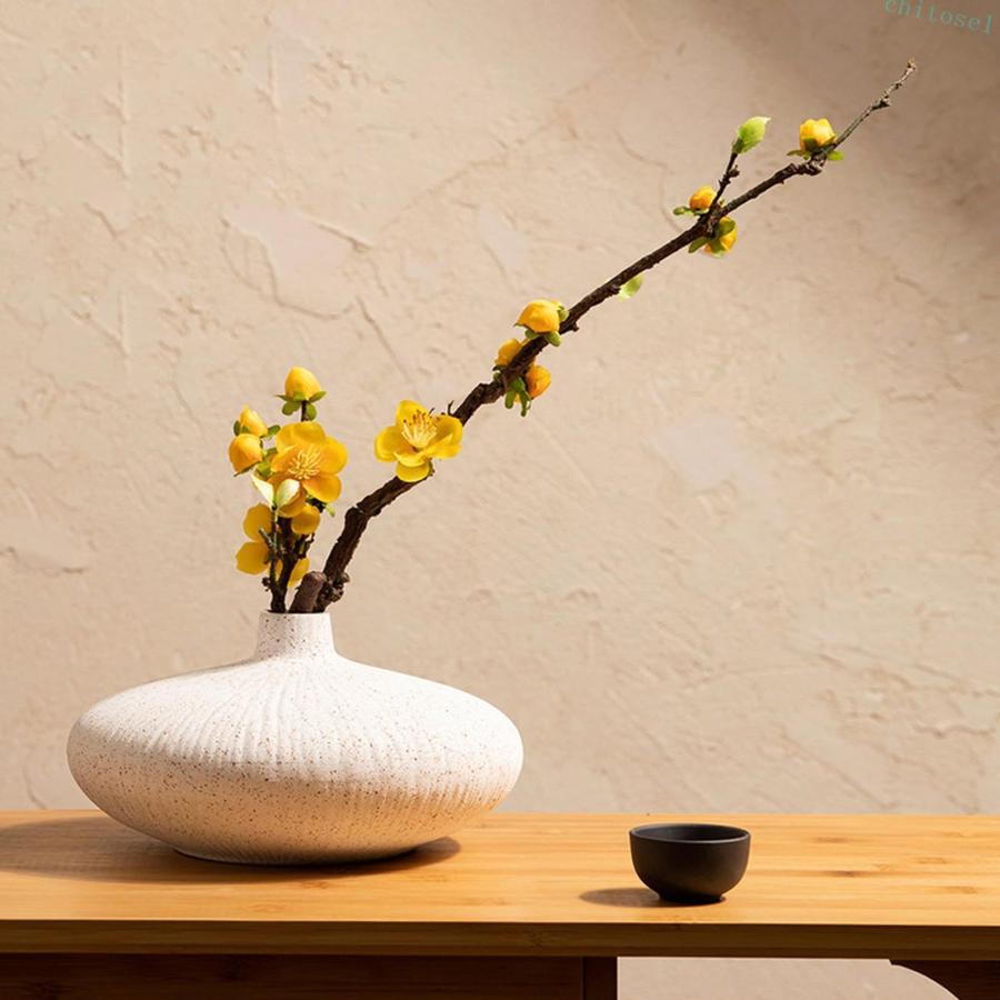造花 フェイクグリーン 和風 インテリア ミニ盆栽 茶室 玄関 花瓶挿し 禅テイストゾンチー新古典スタイル 人工観葉植物 和モダン アンティーク 花瓶 カラー2