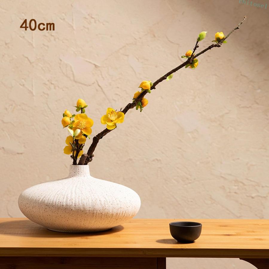 造花 フェイクグリーン 和風 インテリア ミニ盆栽 茶室 玄関 花瓶挿し 禅テイストゾンチー新古典スタイル 人工観葉植物 和モダン アンティーク 花瓶 カラー2