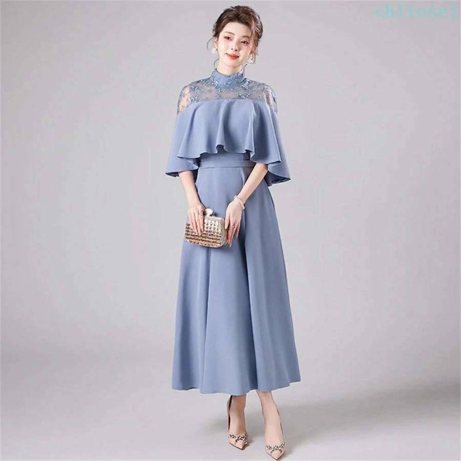 パーティードレス 夏 結婚式 ワンピース ドレス 30代 ぽっちゃり 結婚式ワンピースゾンチー夏ドレス 服装 大きいサイズ お呼ばれ お見合い 入学式 フォーマル