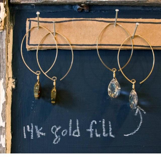 CLASSIC DROPS　OLIVINE　14K GOLD FILL　 |  | 02