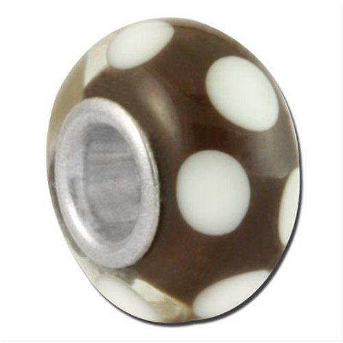 バブルルルビーズ（Bauble LuLu beads） Spotty Black、パンドラ（Pandora）、トロールビーズ（Trollbeads）等幾通りものカスタマイズ可能！ | 