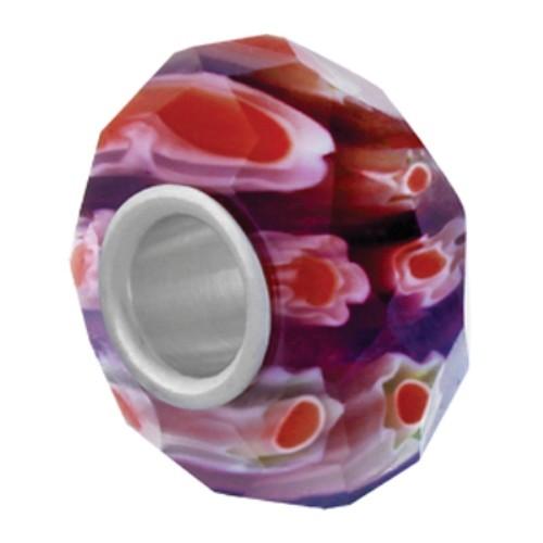 バブルルルビーズ（Bauble LuLu beads） Millefiori Grape Blast、パンドラ（Pandora）、トロールビーズ（Trollbeads）等幾通りものカスタマイズ可能！ | 