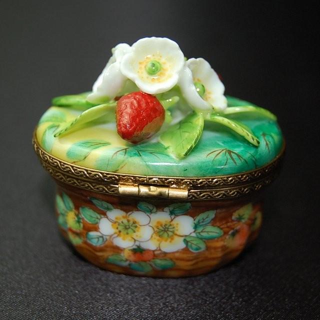 Limoges リモージュボックス　フラワー　バスケット RAP1869 リモージュ•クラシック(フラワー•バスケット
