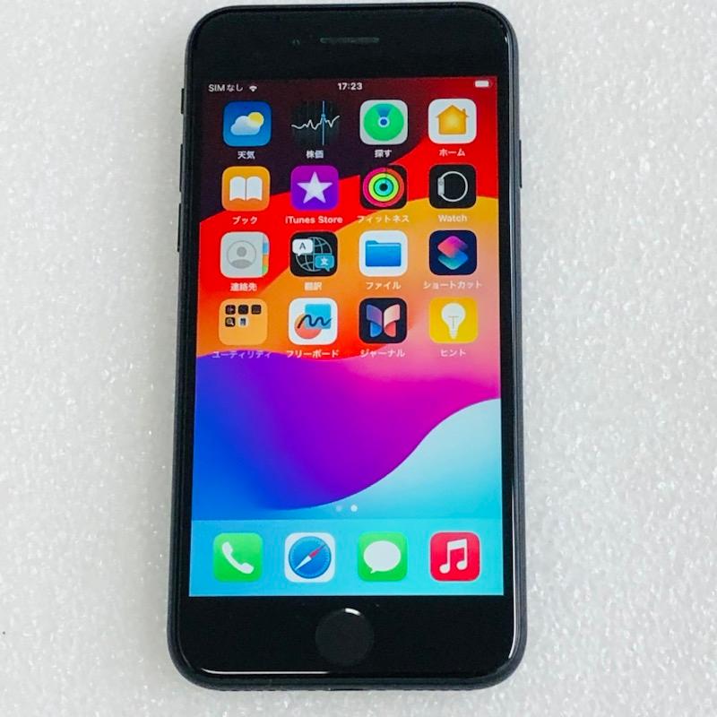 iPhone SE (第2世代) ブラック 64GB / A2296 au版 simロック解除不可