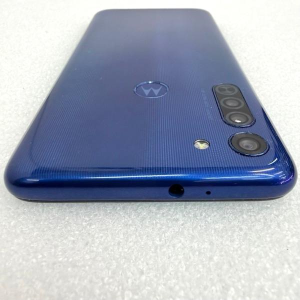 Motorola moto g8（型番：XT2045-6 blue moto g8 XT2045-6 ノイエブルー/ SIMフリー版 白ロム Motorola Moto G8