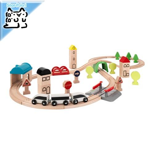リラブー 新品 Amazon | 【IKEA/イケア】LILLABO 列車基本セット 20ピース | 電車
