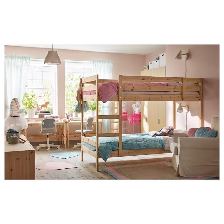 イケア（IKEA） IKEA - - MYDAL -ミーダル- 2段ベッドフレーム パイン 
