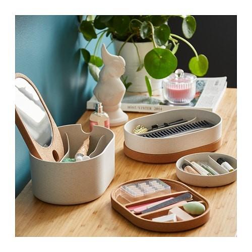 イケア IKEA - SAXBORGA -サクスボルガ- 収納ボックス ミラーの