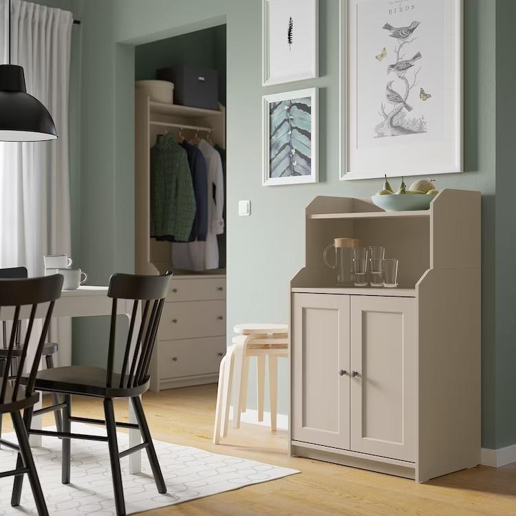 イケア（IKEA） IKEA - - HAUGA -ハウガ- キャビネット 扉2枚付