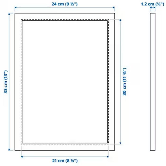 IKEA Original FISKBO -フィスクボー- 写真フレーム フレーム ライトピンク 21x30 cm｜polori｜04