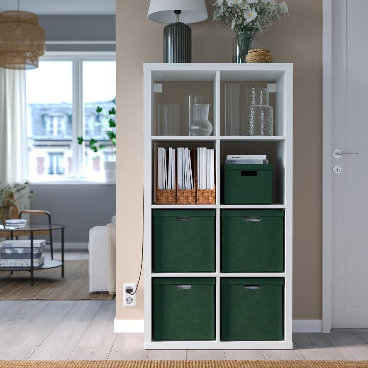 今週末限定 IKEA ダークグリーン オープンシェルフ 棚 【公式通販】
