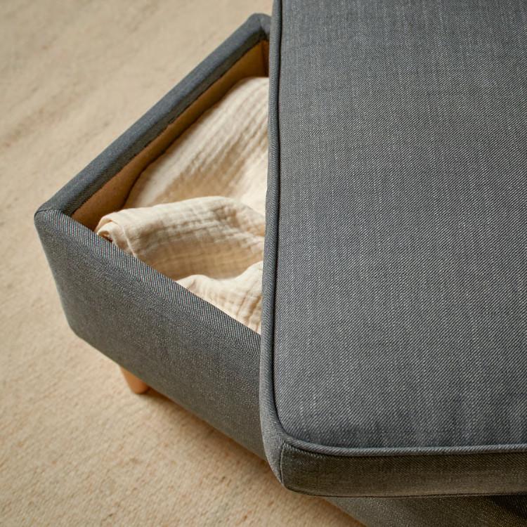 イケア（IKEA） STRANDMON ストランドモン オットマン 収納付き