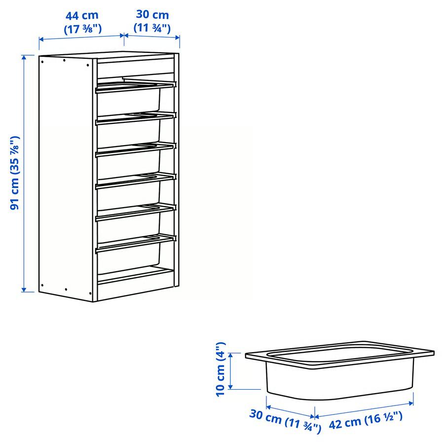 イケア（IKEA） 【 IKEA - イケア -】TROFAST - トロファスト - 収納