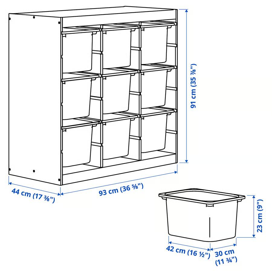 イケア（IKEA） 【 IKEA - イケア -】TROFAST - トロファスト - 収納