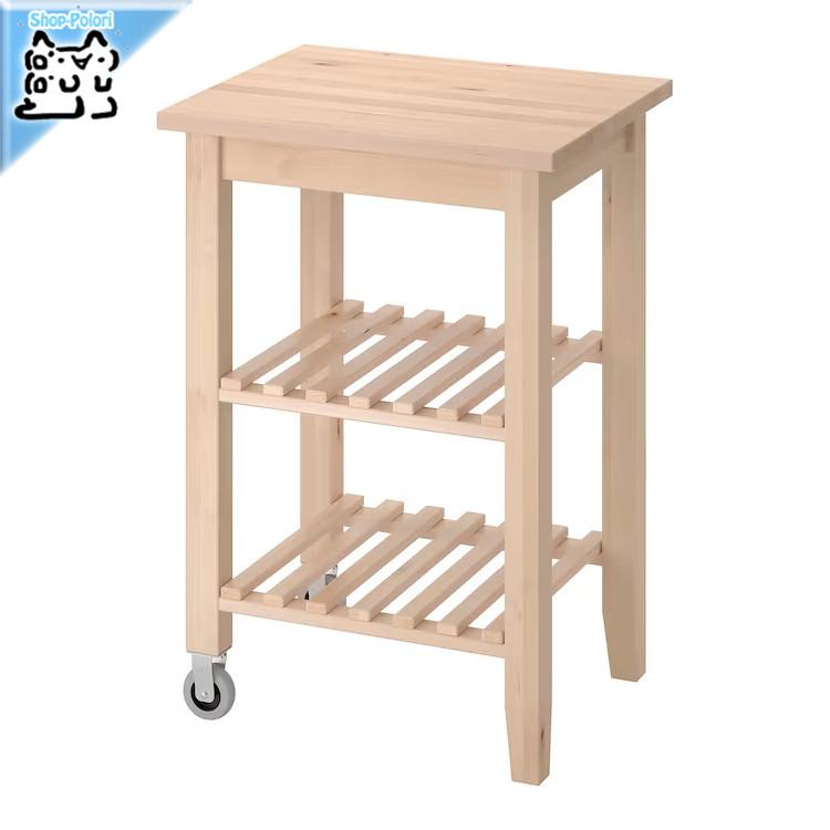 【新品未使用未開封品】イケア BEKVAM ベクヴェーム キッチンワゴン バーチ イケア（IKEA） IKEA - - BEKVAM -ベクヴェーム- キッチンワゴン