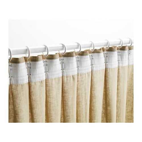 IKEA LILlレースカーテン　テープに付け替え済みカーテンレール即使用OK IKEAの激安カーテンLILL(リル)で、安心快適に夏を過ごせる準備