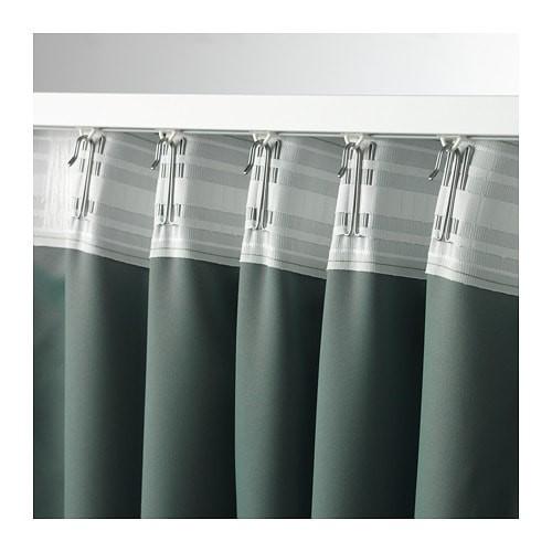 Ikea Original Fialotta 遮光カーテン1組 フローラルパターン グリーン 145x198 Cm Ikea Shop Polori 通販 Yahoo ショッピング