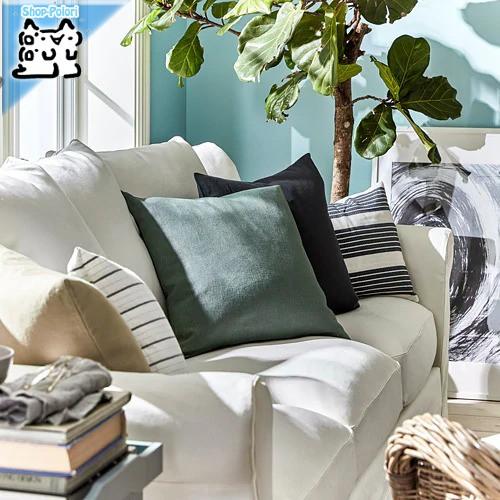 Ikea Original Vigdis クッションカバー ペールグリーン 50x50 Cm Ikea Shop Polori 通販 Yahoo ショッピング