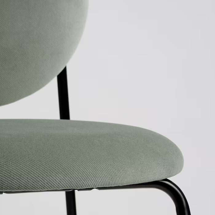 MÅNHULT モンフルトMANHULT モンフルト チェア, ブラック/ハーケボ イエローブラウン イケア（IKEA） IKEA - - MANHULT -モンフルト- チェア ブラック