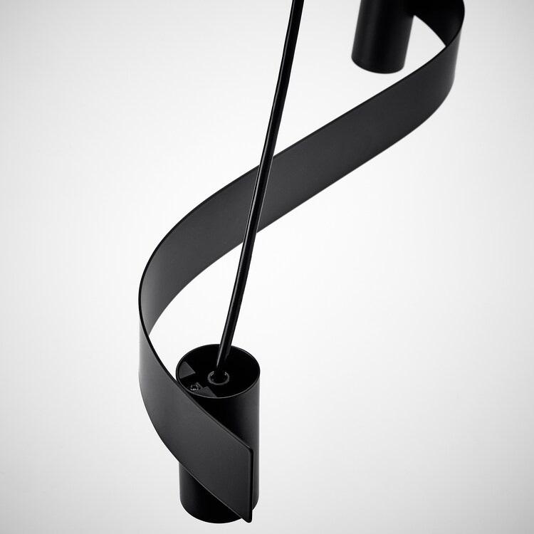 イケア IKEA - ACKJA -アッキャ- ペンダントランプ 波形/ブラック 60