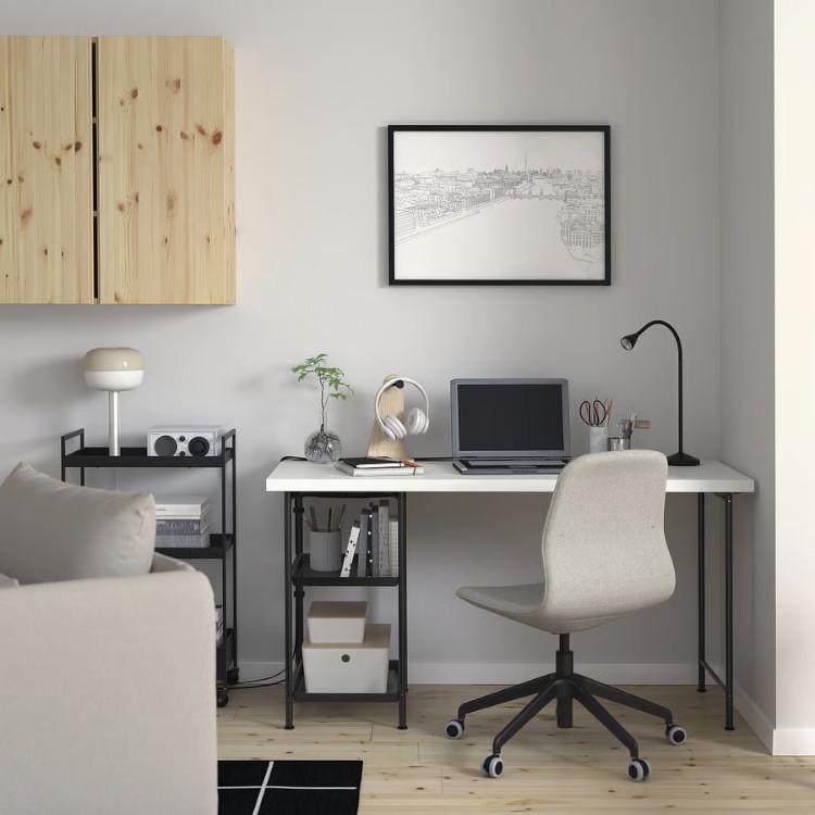 イケア（IKEA） IKEA - - SPAND -スペンド- テーブル用脚 収納付き