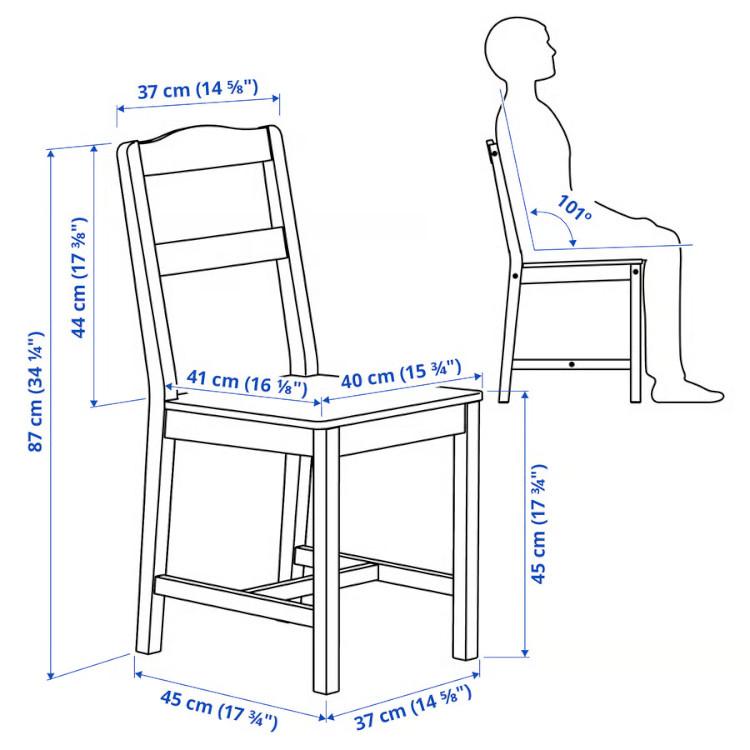 イケア（IKEA） IKEA - - HAGERNAS -ヘーゲルネス- テーブル＆チェア4