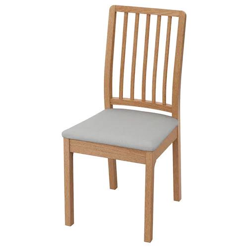 IKEA Original EKEDALEN -エーケダーレン- ダイニングチェア 椅子 オーク/オッルスタ ライトグレー｜polori｜02