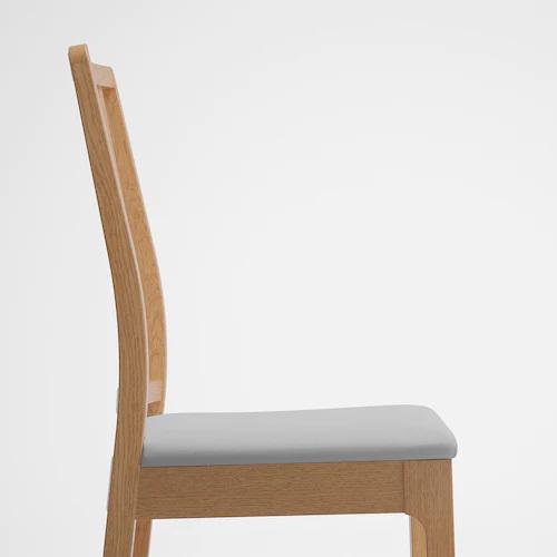 IKEA Original EKEDALEN -エーケダーレン- ダイニングチェア 椅子 オーク/オッルスタ ライトグレー｜polori｜04