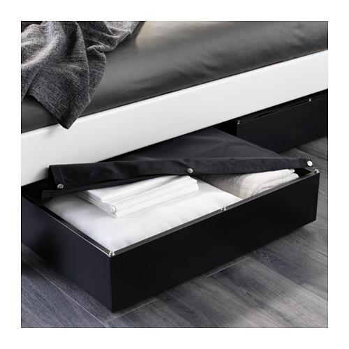 /イケア　VARDO：ベッド下収納ボックス65x70 cm　ホワイト VARDÖ bed storage box, white, 65x70 cm - IKEA