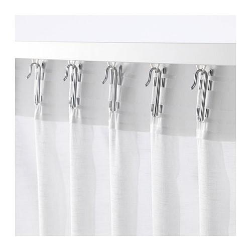Ikea Original Askklocka シアーカーテン1組 ホワイト 145x133 Cm Ikea Shop Polori 通販 Yahoo ショッピング