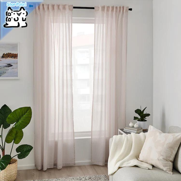 イケア（IKEA） IKEA - - BYMOTT -ビモット- カーテン1組 ホワイト