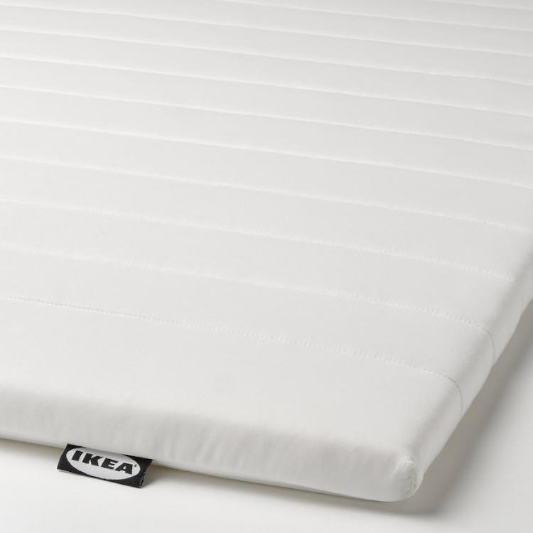 IKEA - イケア - NASFJALLET -ネスフェレット- マットレストッパー（パッド） ホワイト 80x200 cm セミシングルサイズ (205.707.92)_2