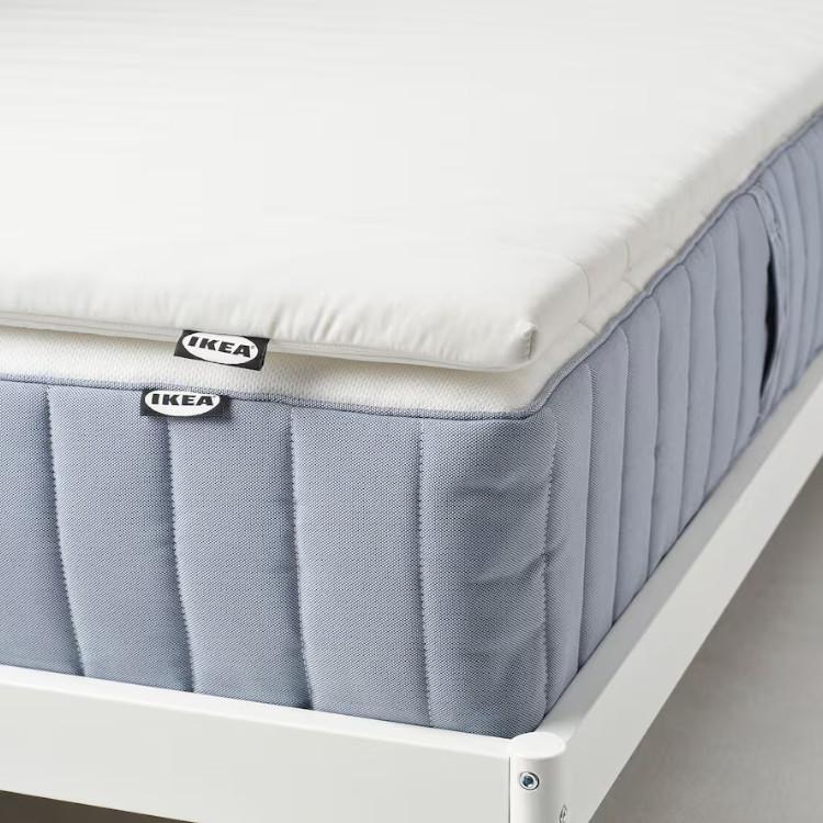 IKEA - イケア - NASFJALLET -ネスフェレット- マットレストッパー（パッド） ホワイト 80x200 cm セミシングルサイズ (205.707.92)_3