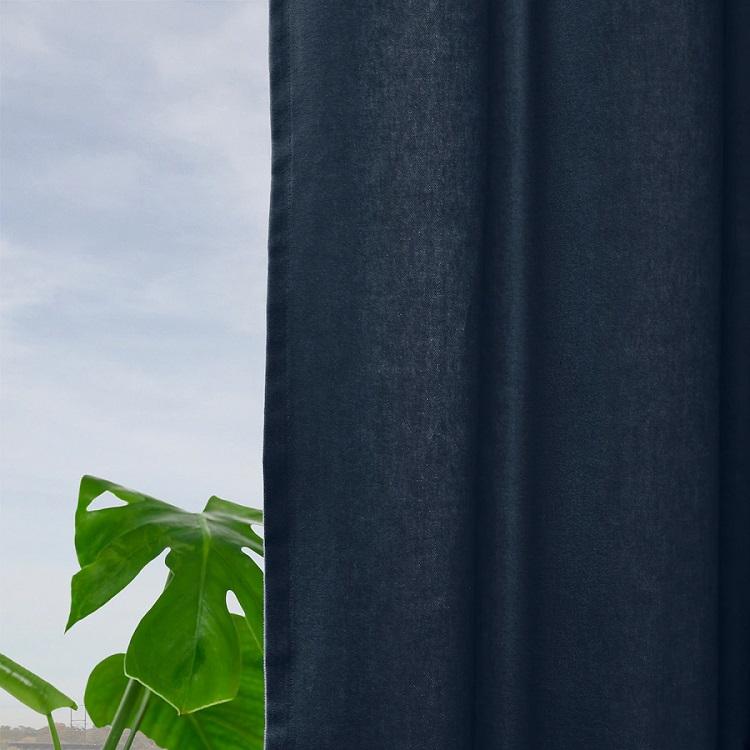 新品未使用 IKEA サネーラ ベルベット カーテン グレー 250cm 新品未