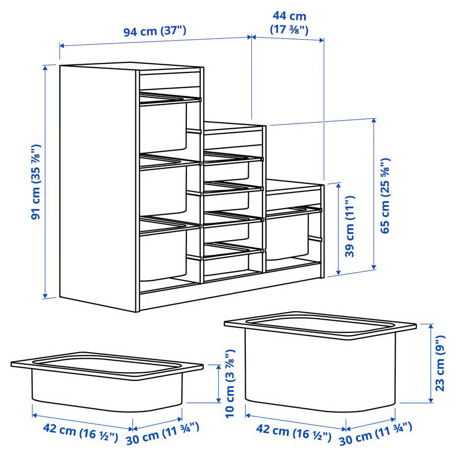 イケア（IKEA） 【 IKEA - イケア -】TROFAST - トロファスト - 収納