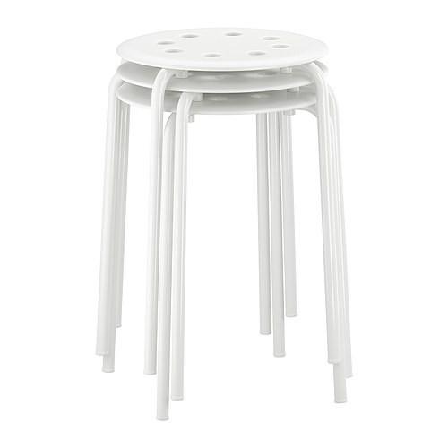 イケア IKEA ikea スツール MARIUS -マリウス- チェア ホワイト