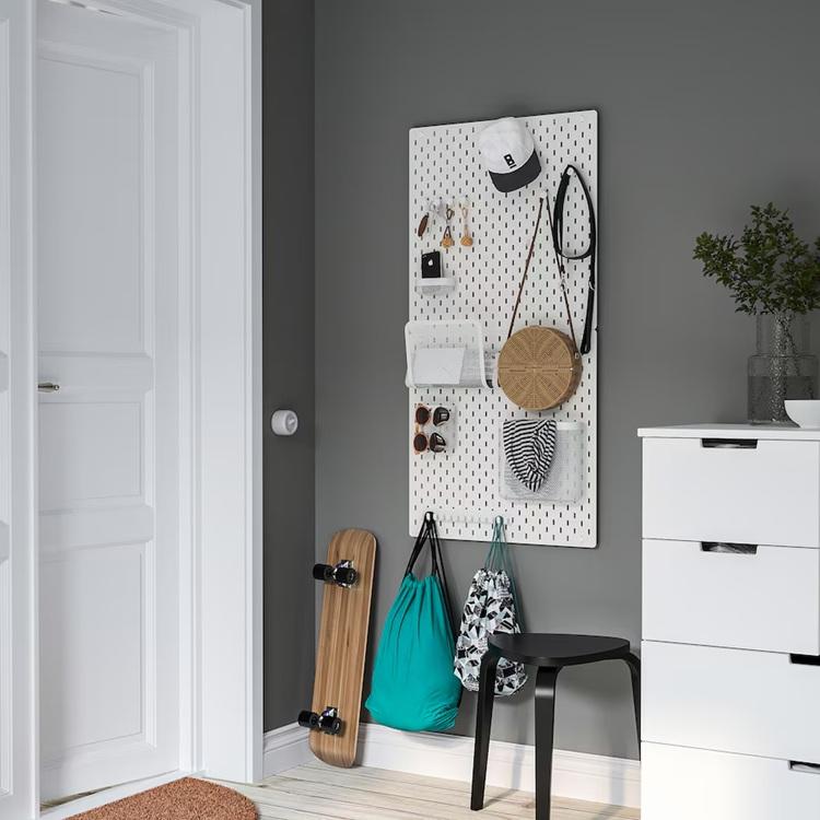 イケア（IKEA） IKEA - - SKADIS -スコーディス- 壁収納 有孔ボード
